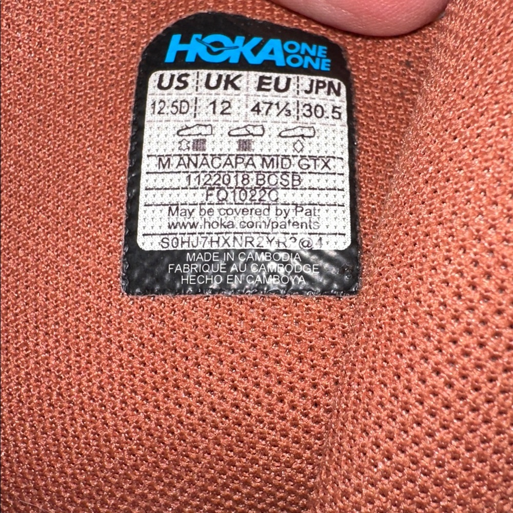 NEW- Hoka Men's Anacapa Gore Tex hiking Boots - Picture 4 of 6